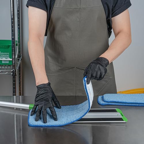 Restaurantware Mop Pad Reusable Blue Microfiber