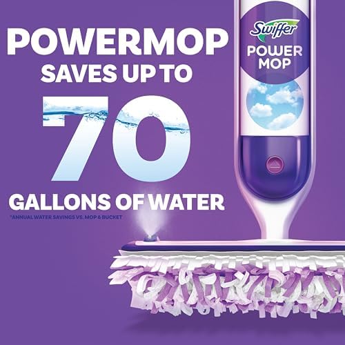 Swiffer Power Mop Wood Floor Cleaner Kit