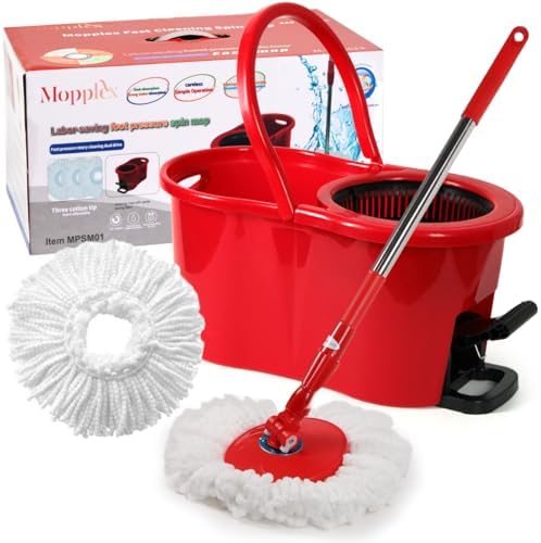 TAKTICK Foot Pressure Spin Mop with 7L Bucket Set