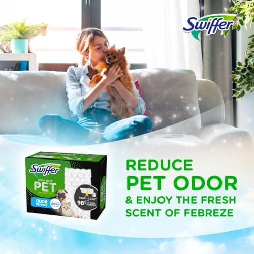 Swiffer 20 Pack Pet Dry Cloth Refills with Febreze