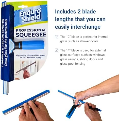 EnduroShield Glass Treatment Kit - Streak-Free Shine for Showers and Windows