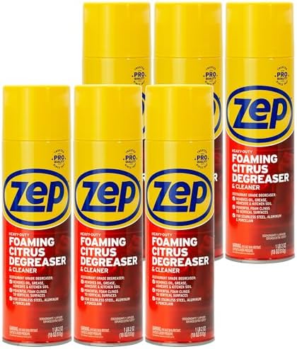 Zep Heavy-Duty Foaming Citrus Degreaser Cleaner 18 Oz Case of 6