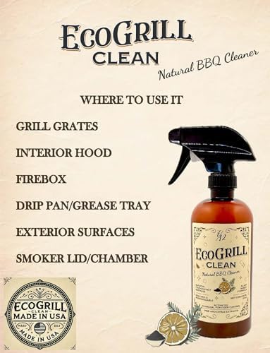 EcoGrill Clean All-Natural BBQ Smoker Cleaner