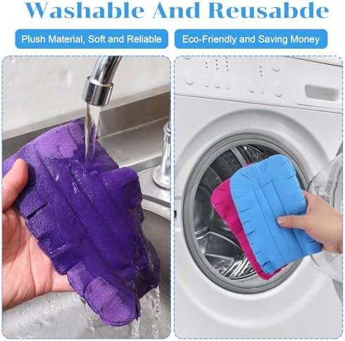 10 PCS Fleece Duster Refills in Rainbow Colors