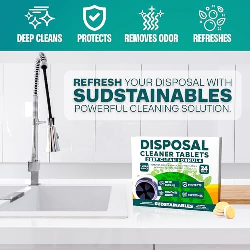Sudstainables Garbage Disposal Cleaner Tablets 24-Pack 1