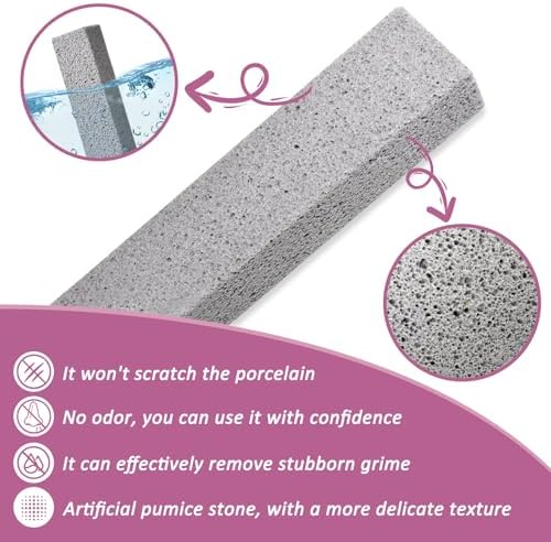 Sankoly 9 Pack Pumice Stones with Handle for Cleaning