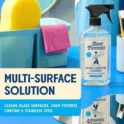 Aunt Fannies Streak-Free Vinegar Glass Cleaner 169 Ounces Pack of 3