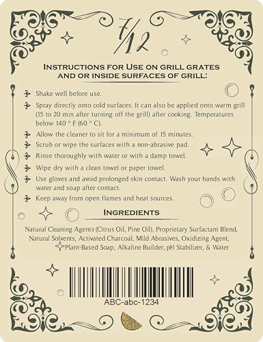 EcoGrill Clean All-Natural BBQ Smoker Cleaner