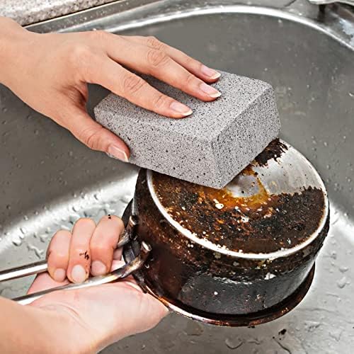 Maryton Grill Stone Cleaning Kit - 3 Count Pumice Stone for Grills