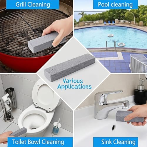 24 Pack Pumice Stones for Bathroom Cleaning