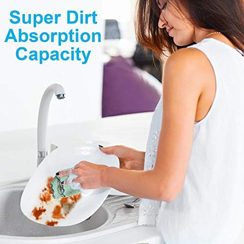 12PCS Double-Sided Microfiber Dish Towels