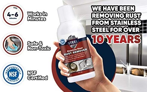 CLEAN MY STEEL Rust Stain Remover Cleaner 17 oz NSF Approved