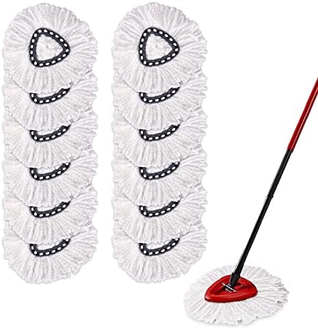 Yision 12PCS Microfiber Spin Mop Refill Heads 1