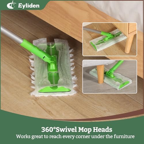 Eyliden Dust Mop with 36 Refills - Lock Tight Design