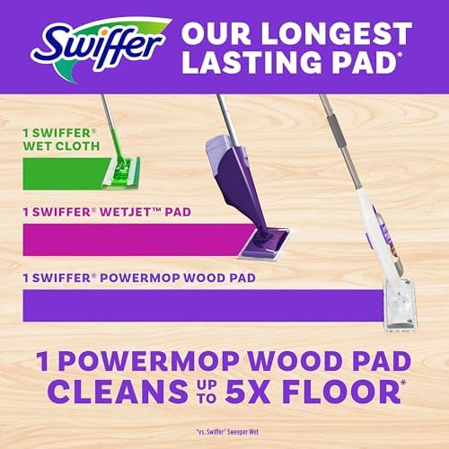 Swiffer Power Mop Wood Floor Cleaner Kit