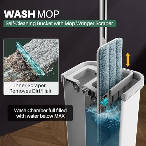 JOYMOOP Mop Bucket Set with 15 Floor Cleaner Pods 1