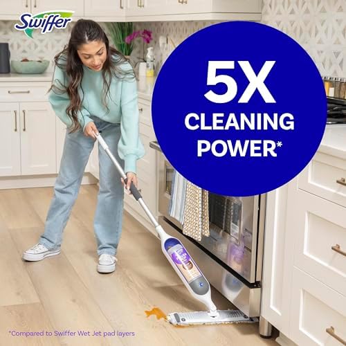 Swiffer Power Mop Wood Floor Cleaner Kit