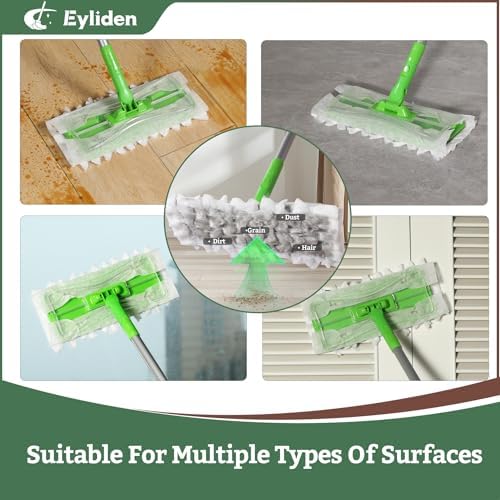 Eyliden Dust Mop with 36 Refills - Lock Tight Design