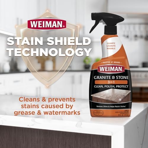 Weiman 3-in-1 Stone Cleaner Sealer Kit