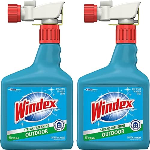 Windex Outdoor Window Cleaner 32 Fl Oz Pack of 2