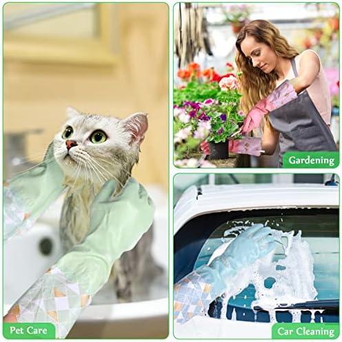 Yiomxhi Reusable Latex Free Cleaning Gloves