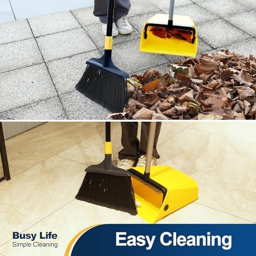 Yocada Heavy Duty Dustpan with Comb for Cleanliness