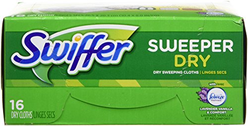 Swiffer Dry Sweeping Pad Refills Lavender Vanilla Scent 16 Pack