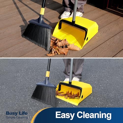 Yocada Heavy Duty Dustpan with Comb for Cleanliness