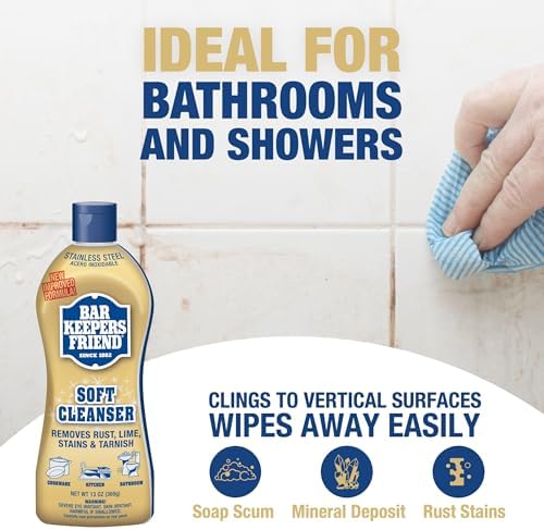 Bar Keepers Friend Soft Cleanser MORE Spray Foam Multipurpose Cleaner Bundle