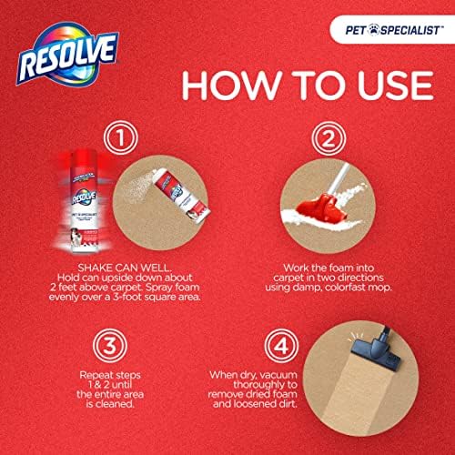 Resolve Pet Specialist Heavy Traffic Foam 2 Pack