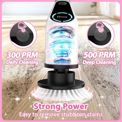 Dovety Electric Spin Scrubber with 8 Replaceable Brush Heads