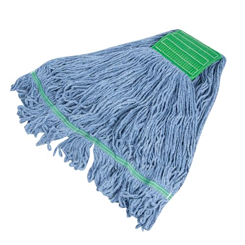 Restaurantware Mop Head Refill - 24 Ounce 5 Inch Cotton Blend Blue