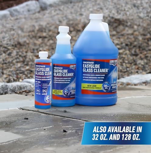 UNGER Professional Streak-Free Glass Cleaner 1 Gallon Ammonia-Free