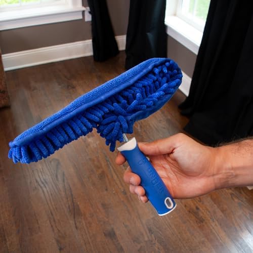 UNGER Ceiling Fan Duster with Reusable Microfiber Sleeve