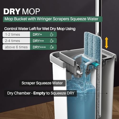JOYMOOP Mop Bucket Set with 15 Floor Cleaner Pods 1
