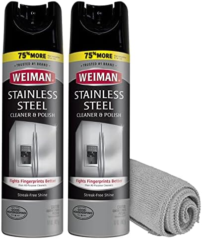 Weiman Stainless Steel Cleaner Polish 2 Pack