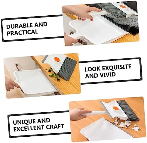 Mini Dustpan and Broom Set for Home and Car Cleaning