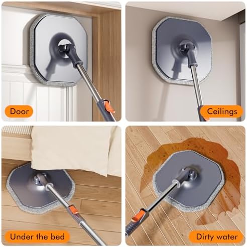 Wengrou Spin Mop and Bucket Set with Dirty Clean Separation