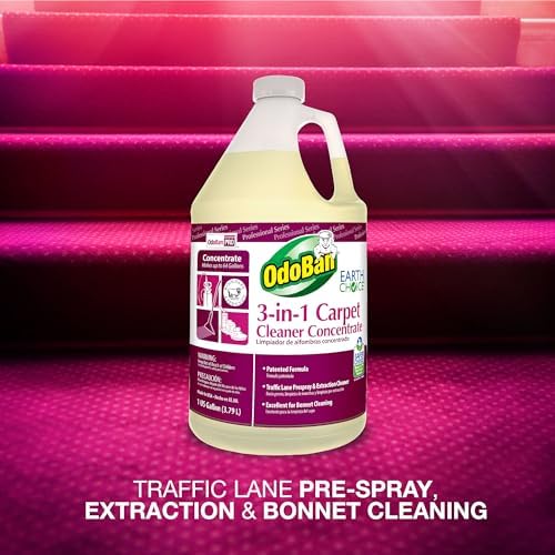 OdoBan 3-in-1 Carpet Cleaner Concentrate Set of 4 1 Gallon Each