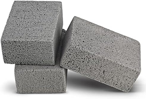 Maryton Grill Stone Cleaning Kit - 3 Count Pumice Stone for Grills