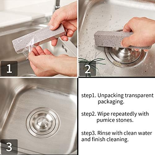 20 Pieces Pumice Stones for Cleaning - Gray