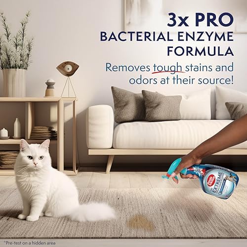 Simple Solution Extreme Cat Stain Remover 32 oz Pack of 2 1