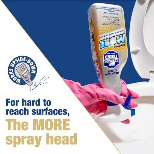 Bar Keepers Friend Soft Cleanser MORE Spray Foam Multipurpose Cleaner Bundle
