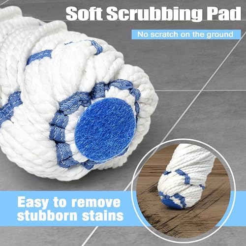 NEWE Self Wringing Twist Mop - 18 Inch Wide 55 Inch Handle
