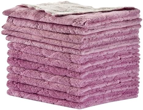 12PCS Double-Sided Microfiber Dish Towels