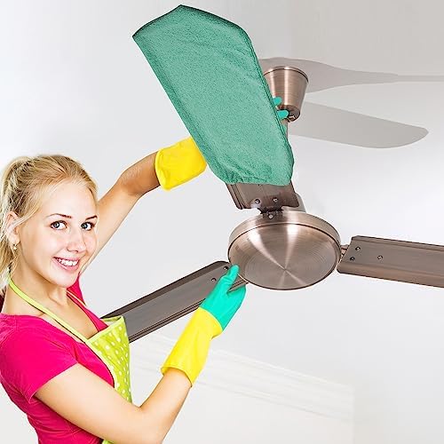 Hosrnovo Microfiber Ceiling Fan Duster Washable and Foldable