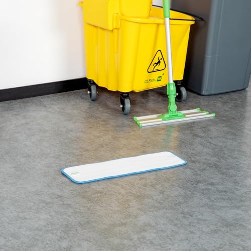 Clean Tek Professional Reusable Mop Pad Blue