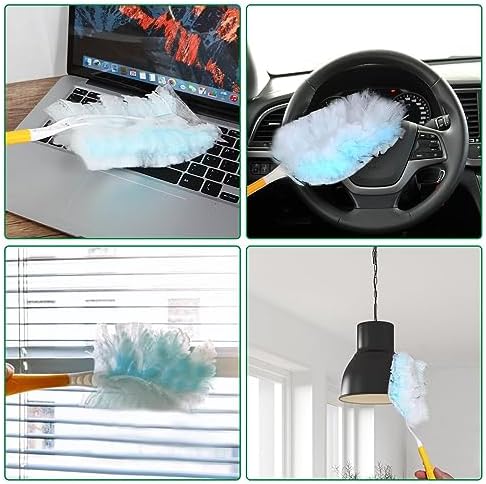 Frescares Duster Refills 18PCS Static Dust Removal Brush for Electronics and Furniture