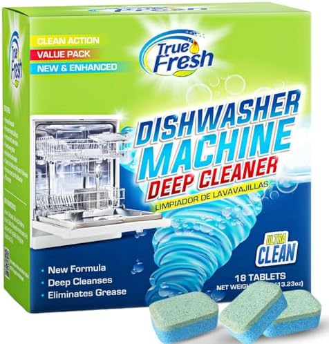 True Fresh Dishwasher Cleaner Tablets 18-Pack