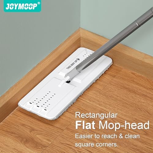 JOYMOOP Self-Squeezing Microfiber Mop and Bucket Set